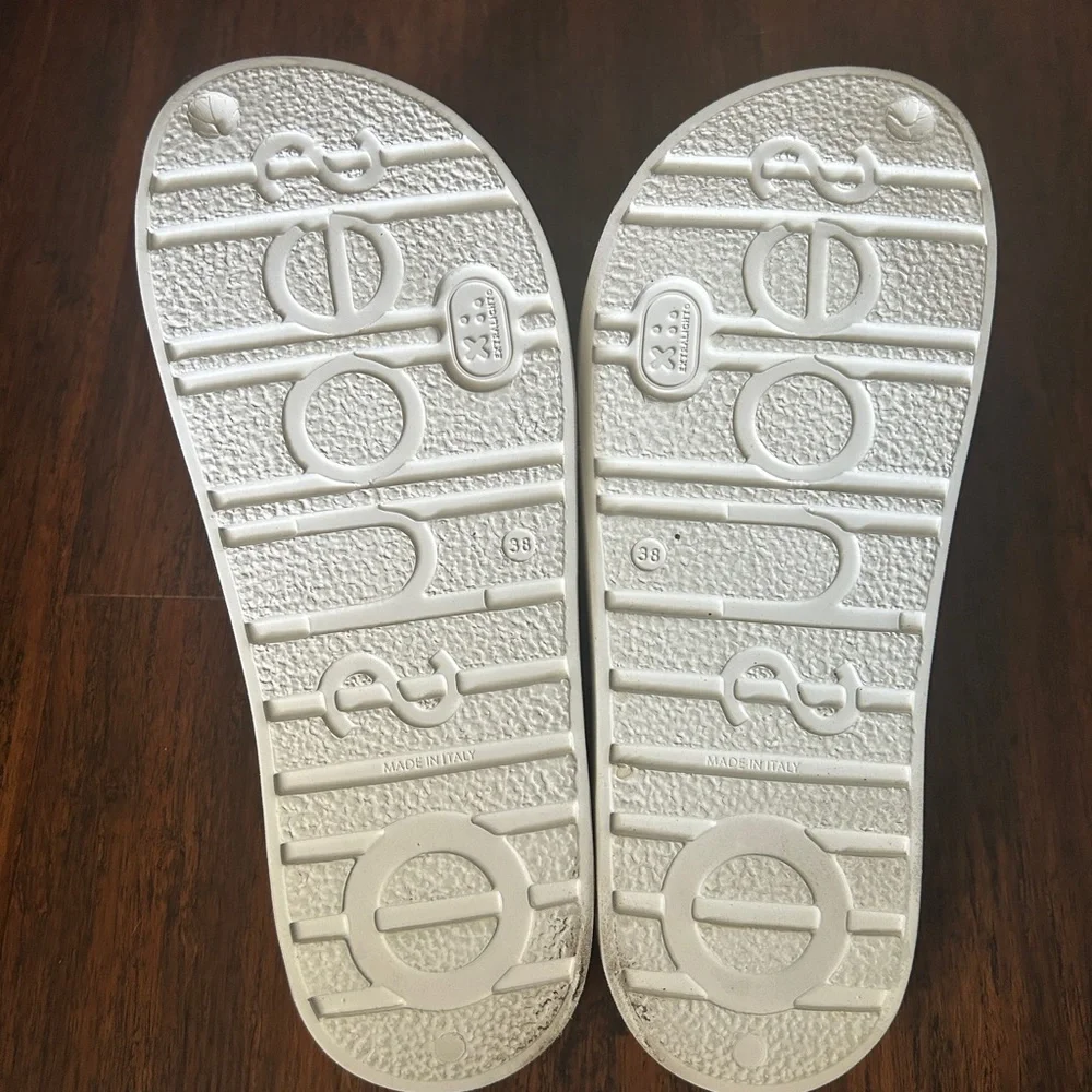 White EVA Slide Sandals - Picture 6 of 6
